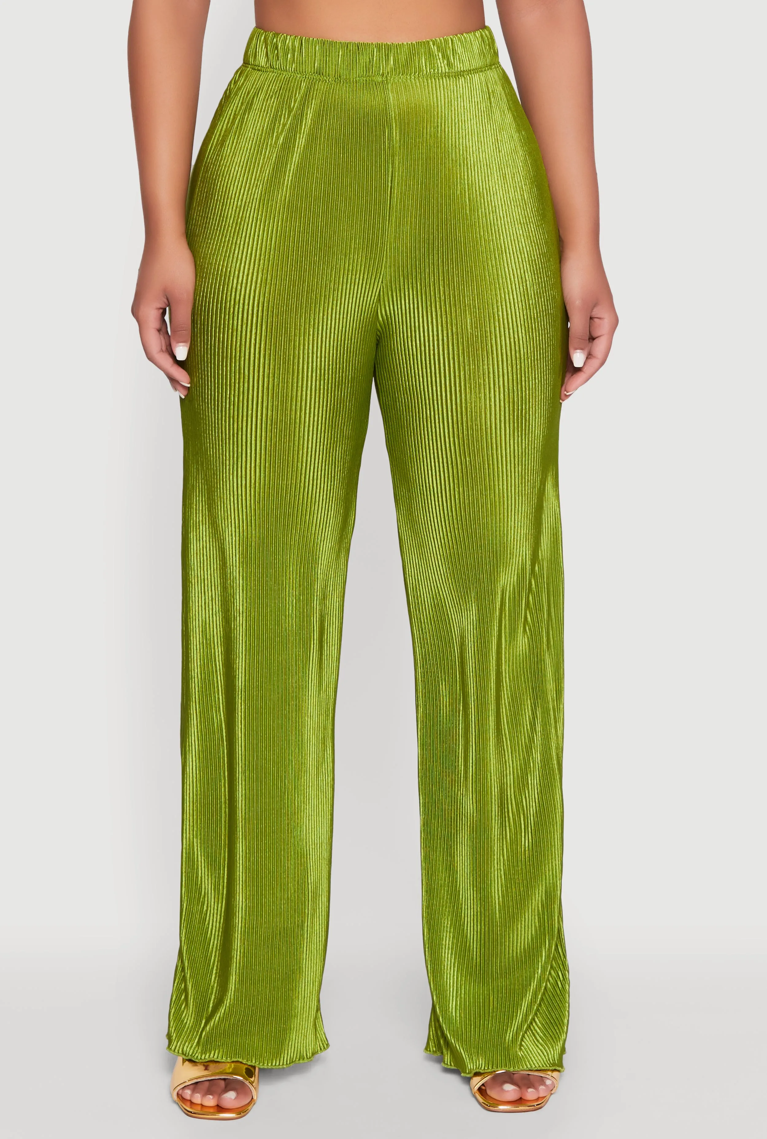 Plisse Wide Leg Pants sold by Rainbow product image thumbnail 3