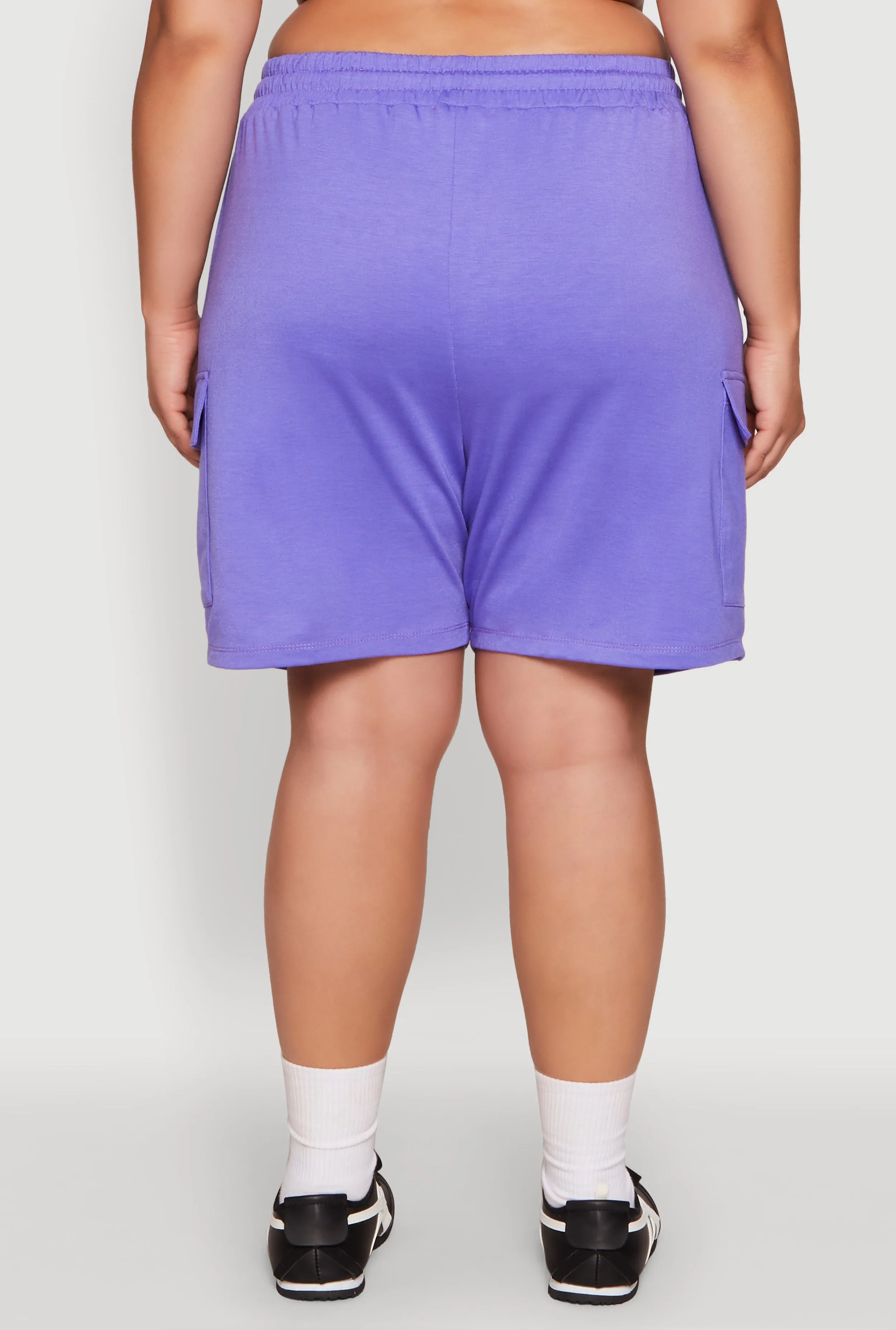 Plus Size Drawstring Cargo Sweatshorts sold by Rainbow product image thumbnail 5