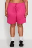 Plus Size Drawstring Cargo Sweatshorts sold by Rainbow