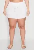 Plus Size Airy Drawstring Detail Shorts sold by Rainbow