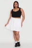 Plus Size Pleated Tennis Skirt sold by Rainbow