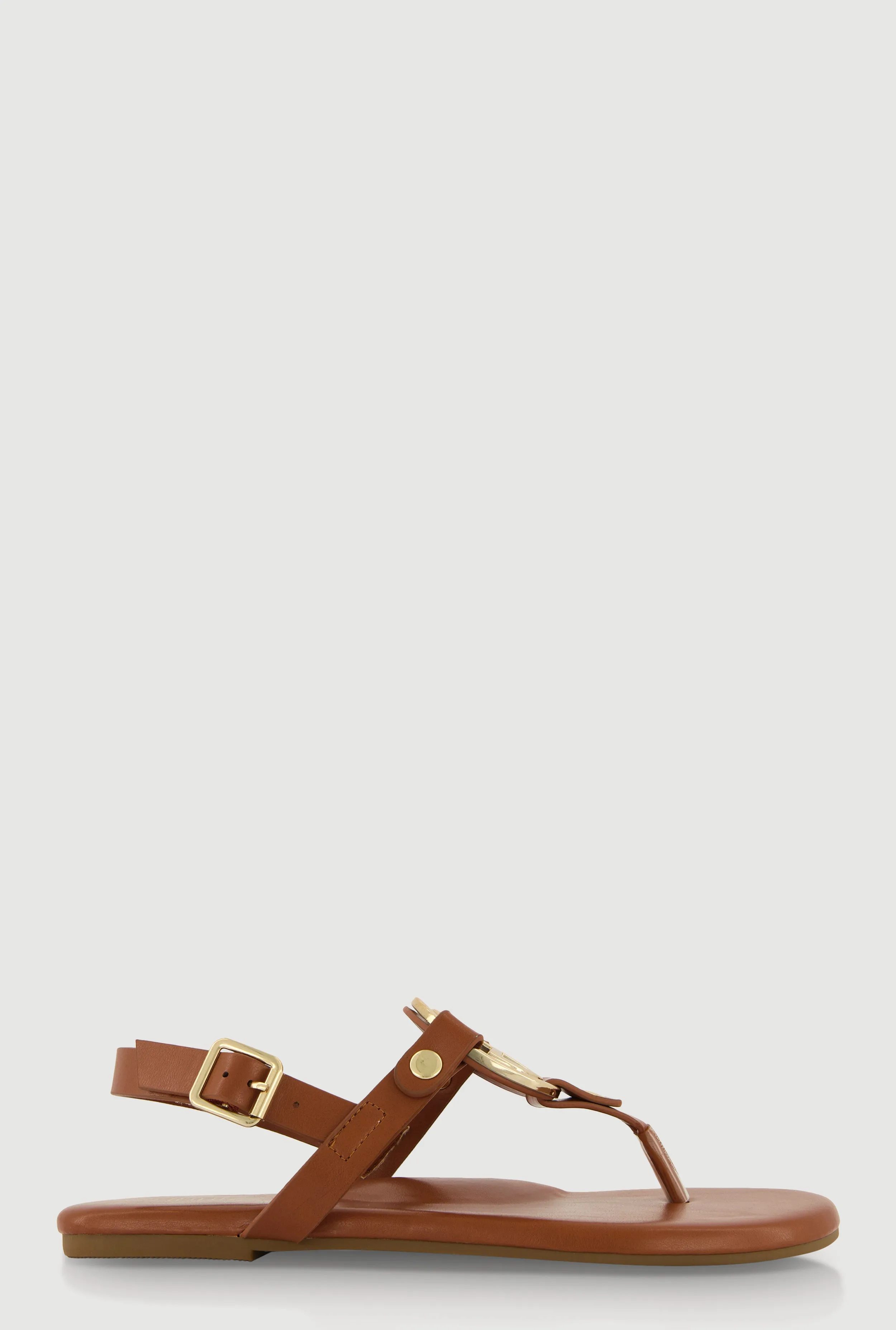 Metallic Geometric Pendant Thong Sandals sold by Rainbow product image thumbnail 2