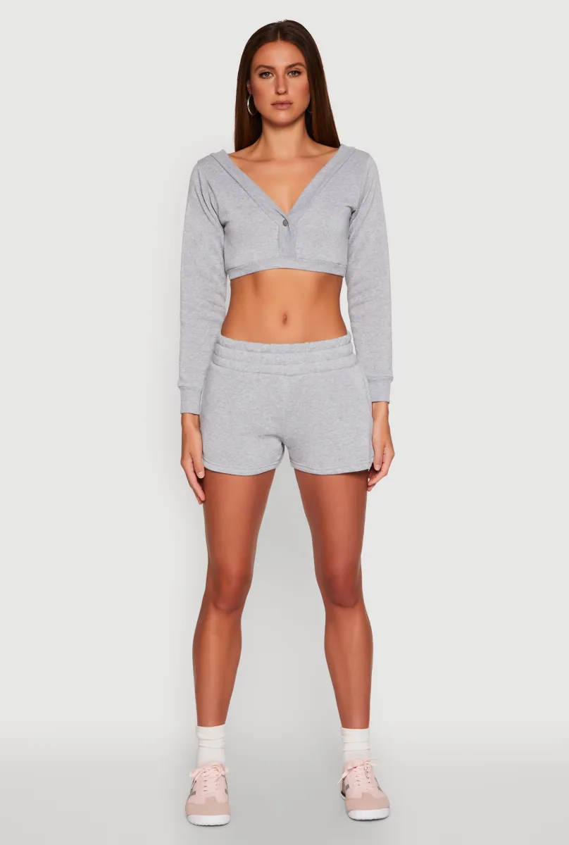 Fleece Elastic Waist Sweatshorts sold by Rainbow