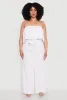 Plus Size Ruffle Overlay Jumpsuit sold by Rainbow