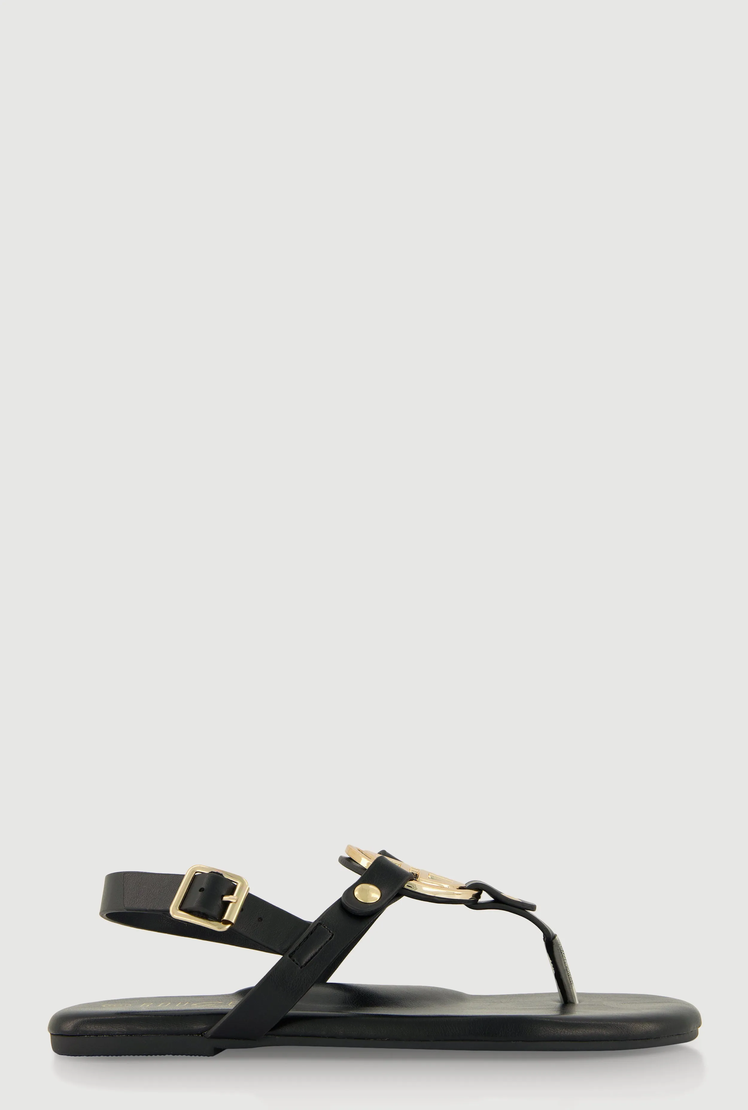 Metallic Geometric Pendant Thong Sandals sold by Rainbow product image thumbnail 2