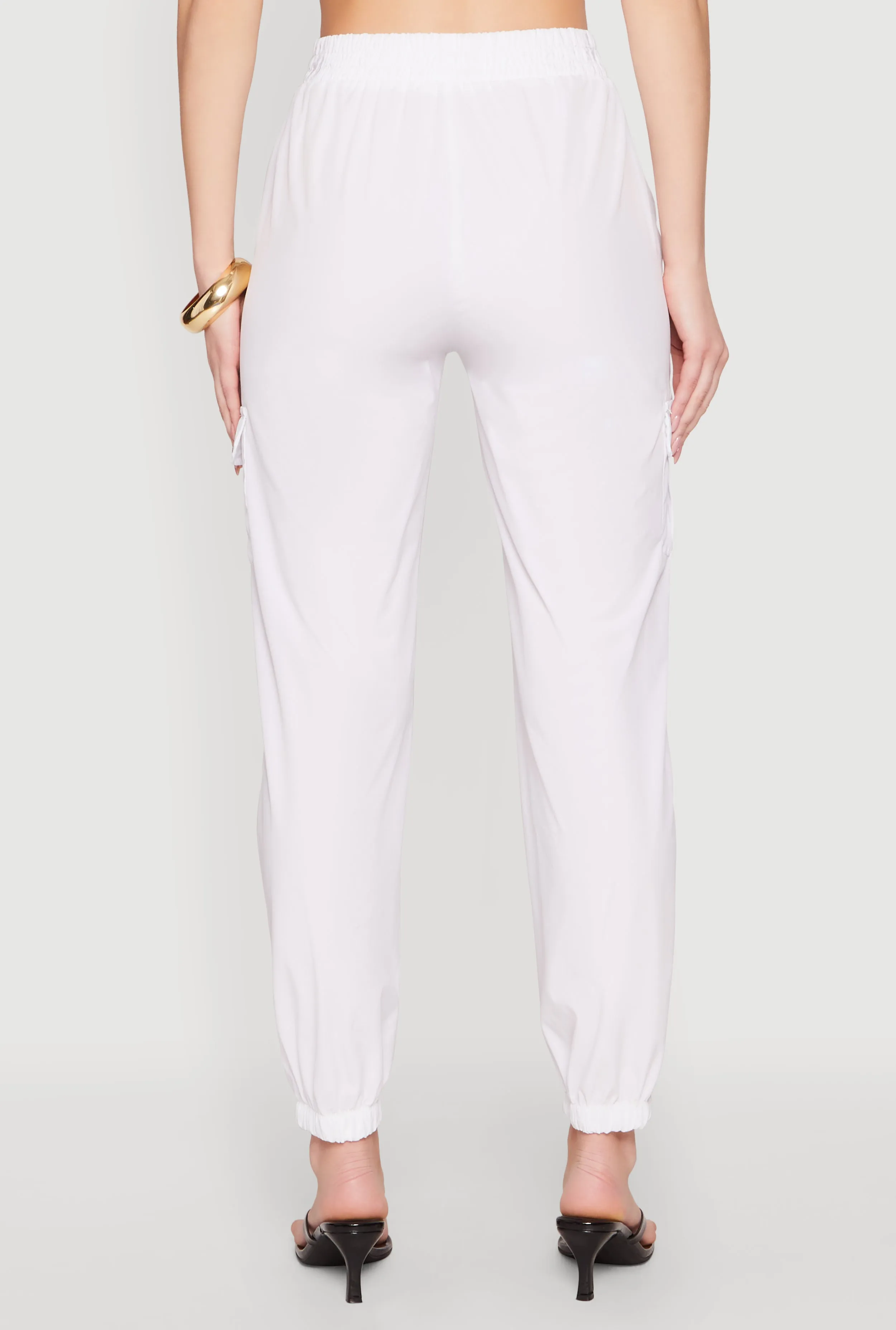 Elastic Waist Cargo Joggers sold by Rainbow product image thumbnail 5