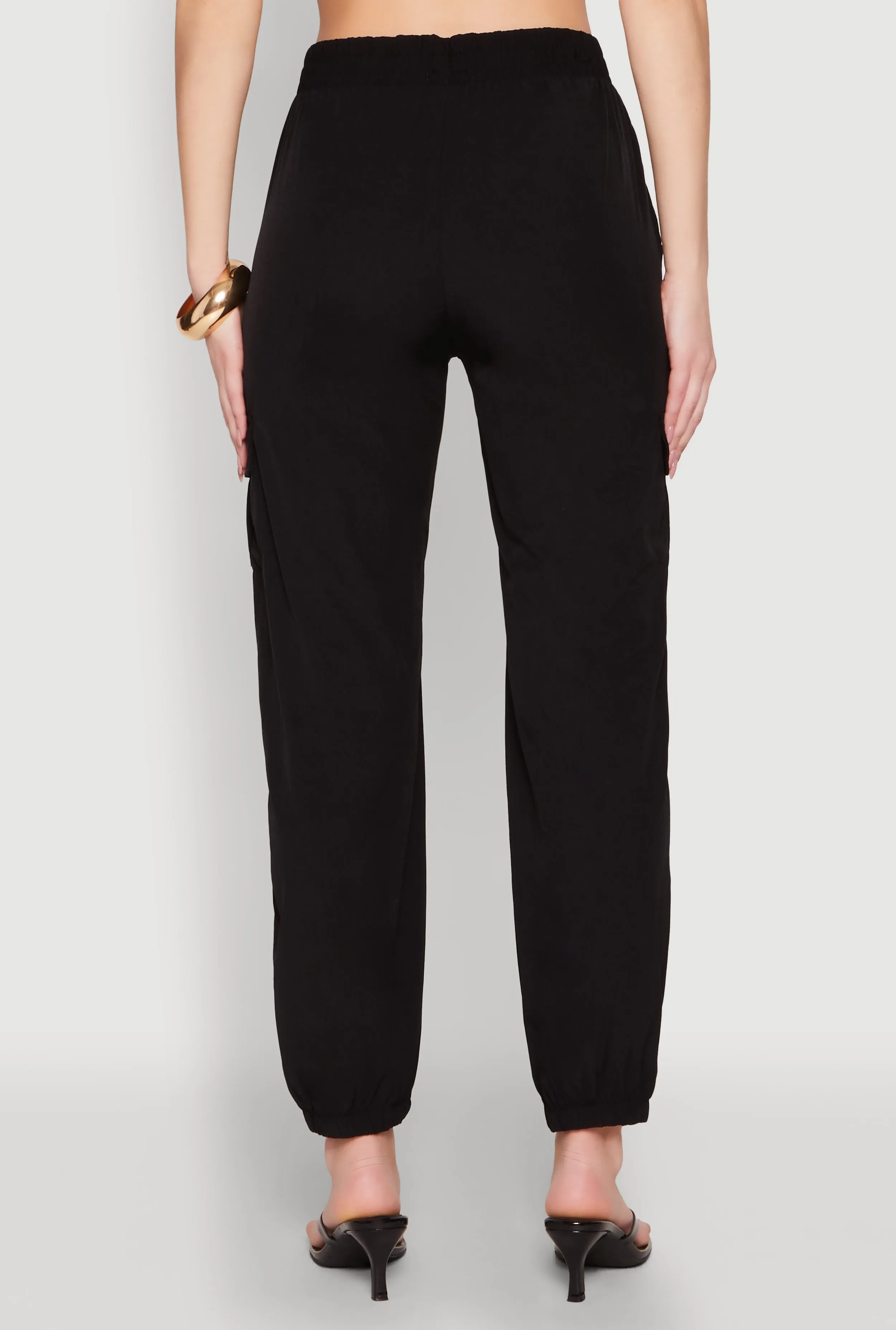 Elastic Waist Cargo Joggers sold by Rainbow product image thumbnail 5