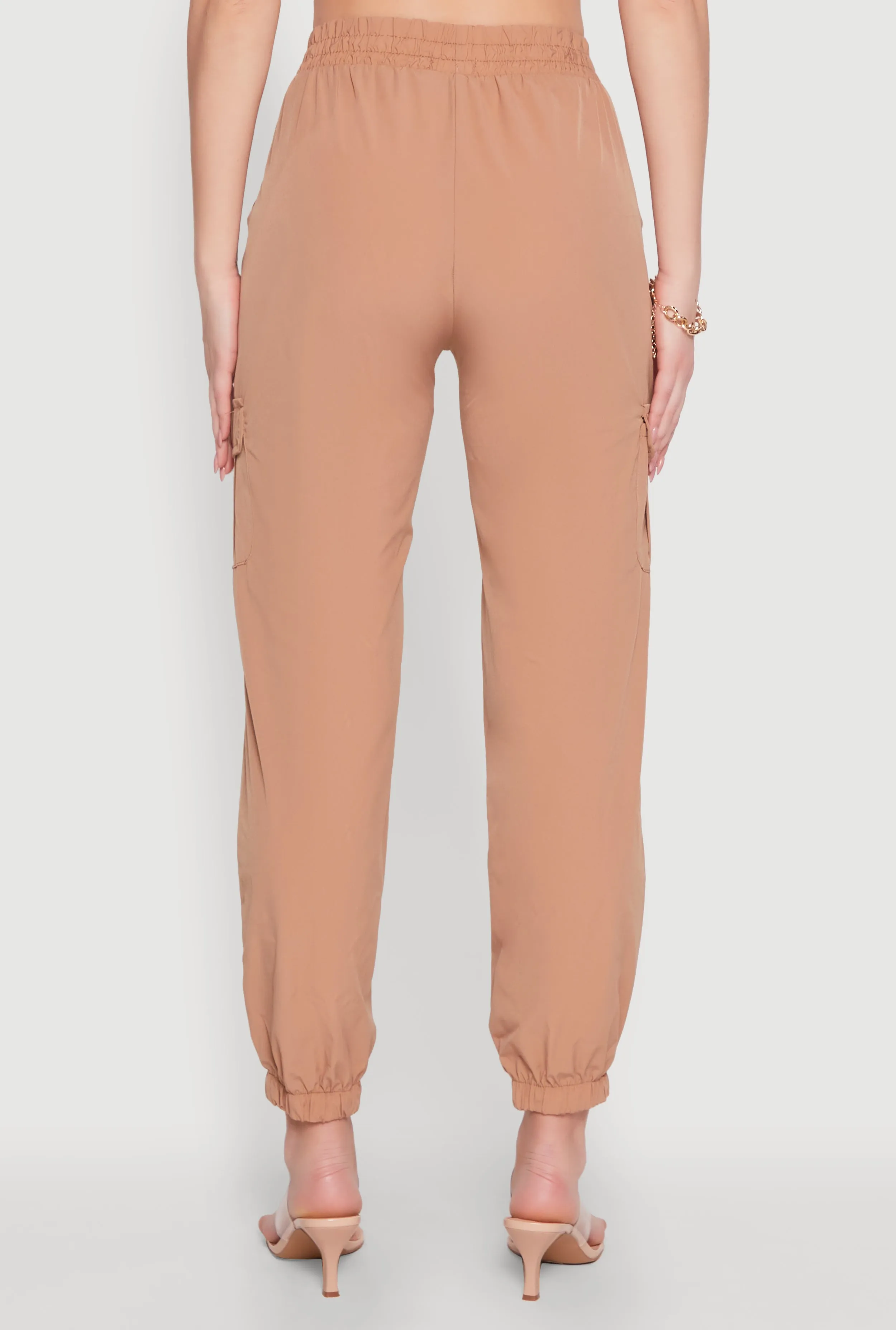 Elastic Waist Cargo Joggers sold by Rainbow product image thumbnail 5