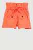 Little Girls Paper Bag Waist Cargo Pocket Shorts sold by Rainbow
