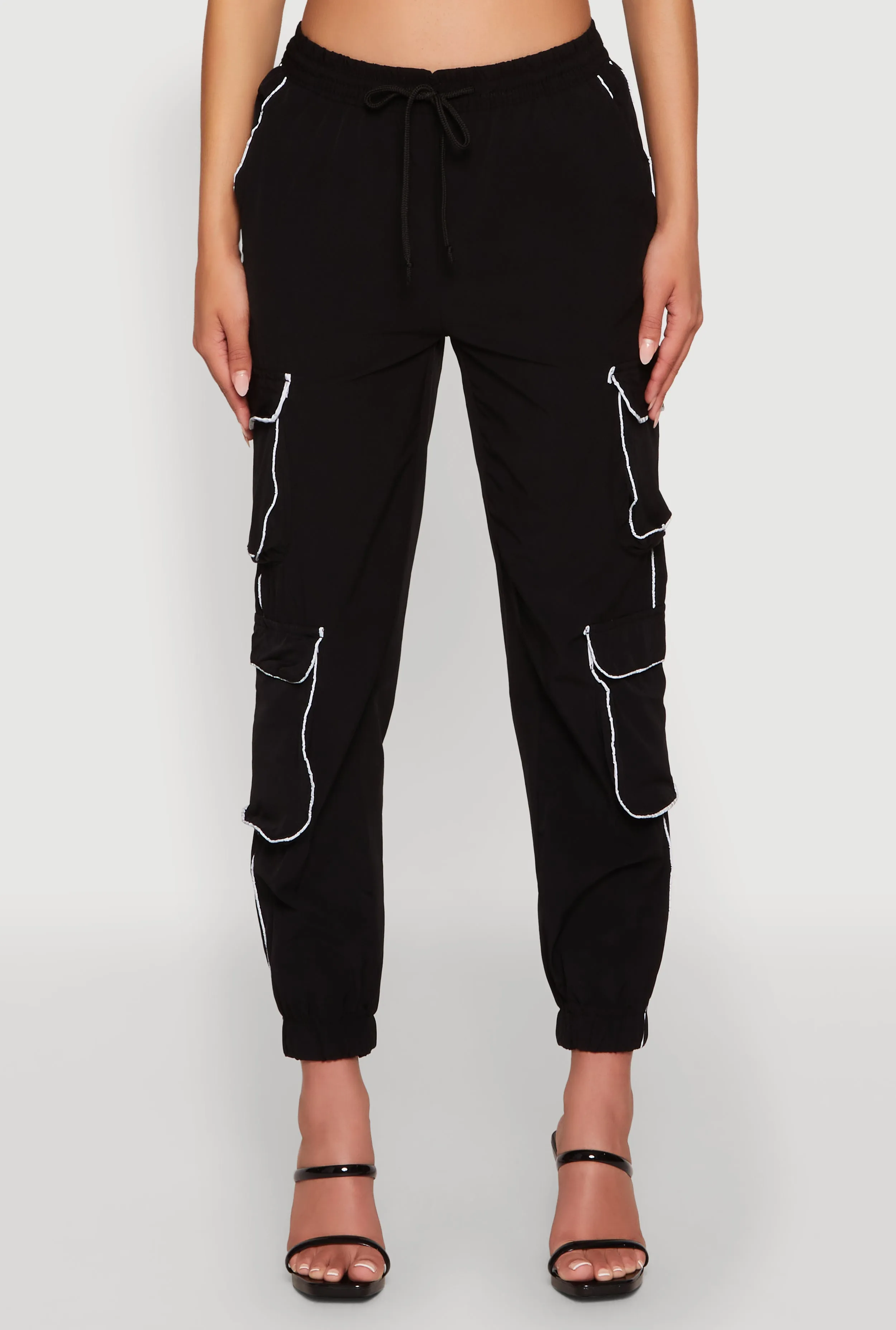 Reflective Trim Cargo Pocket Joggers sold by Rainbow product image thumbnail 3