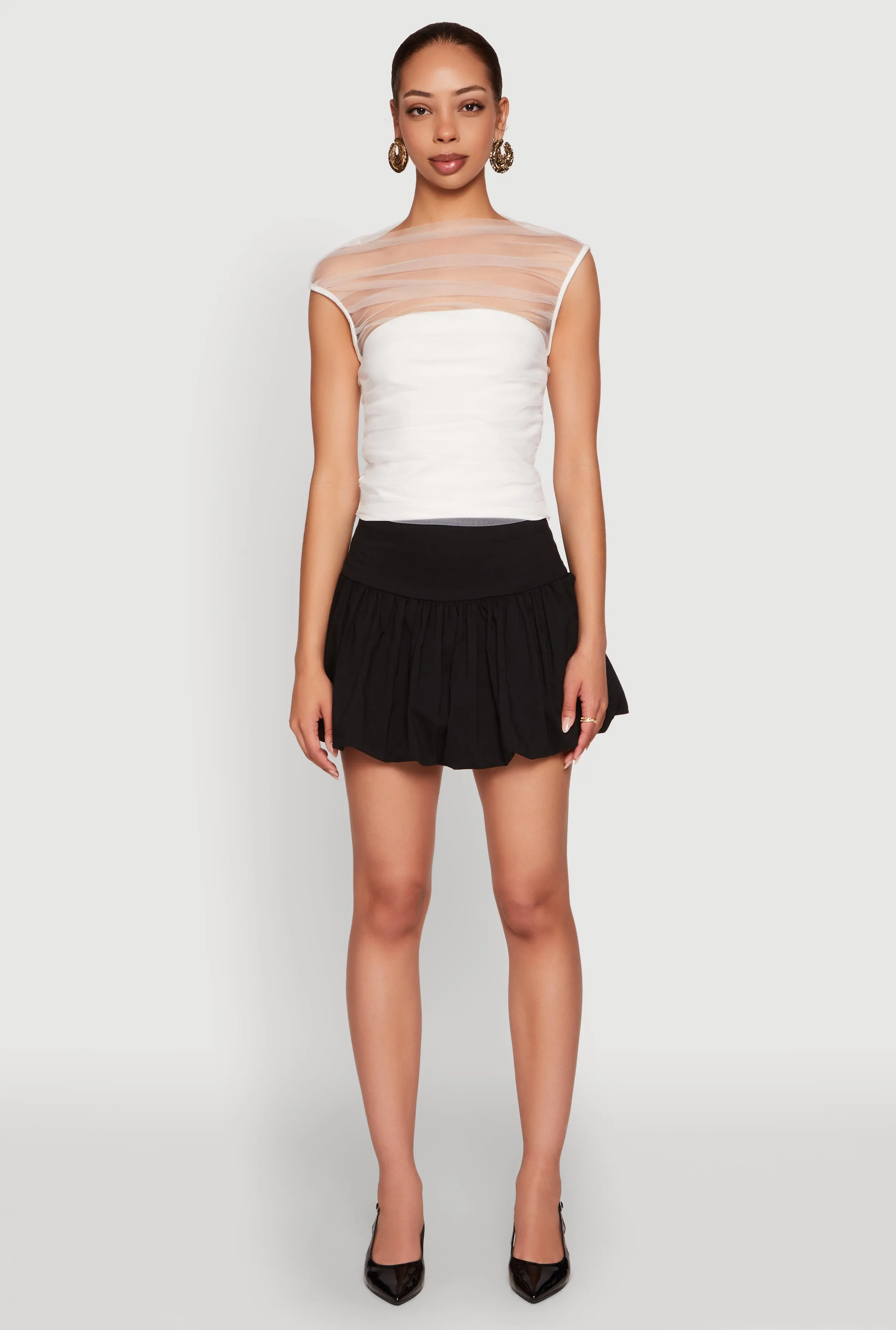 Drop Waist Bubble Hem Skirt sold by Rainbow product image thumbnail 2