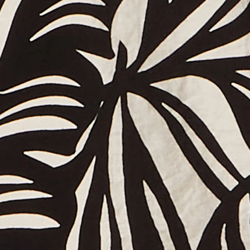 Palm Leaf Print Button Front Shirt sold by Rainbow product image thumbnail 4