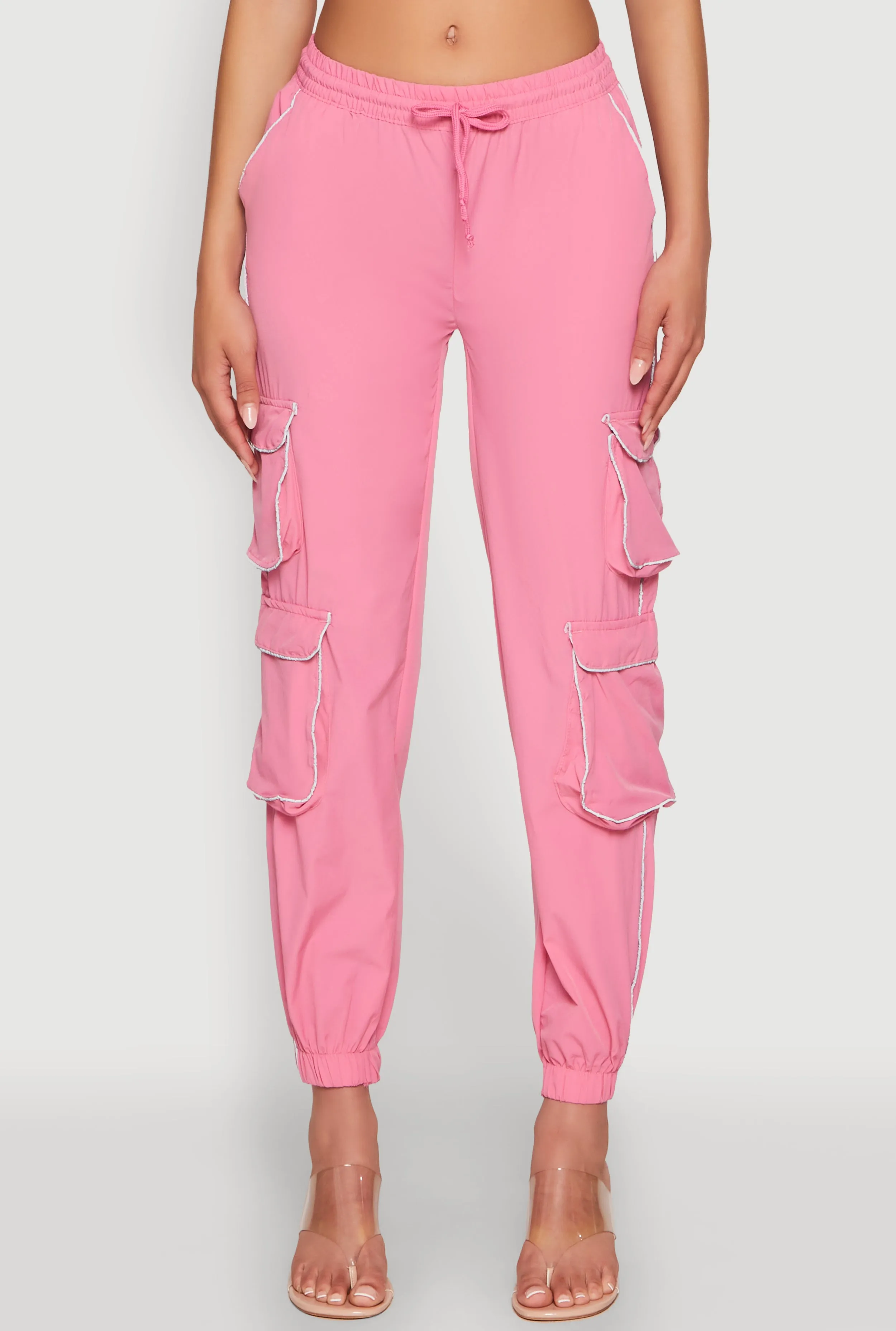 Reflective Trim Cargo Pocket Joggers sold by Rainbow product image thumbnail 3