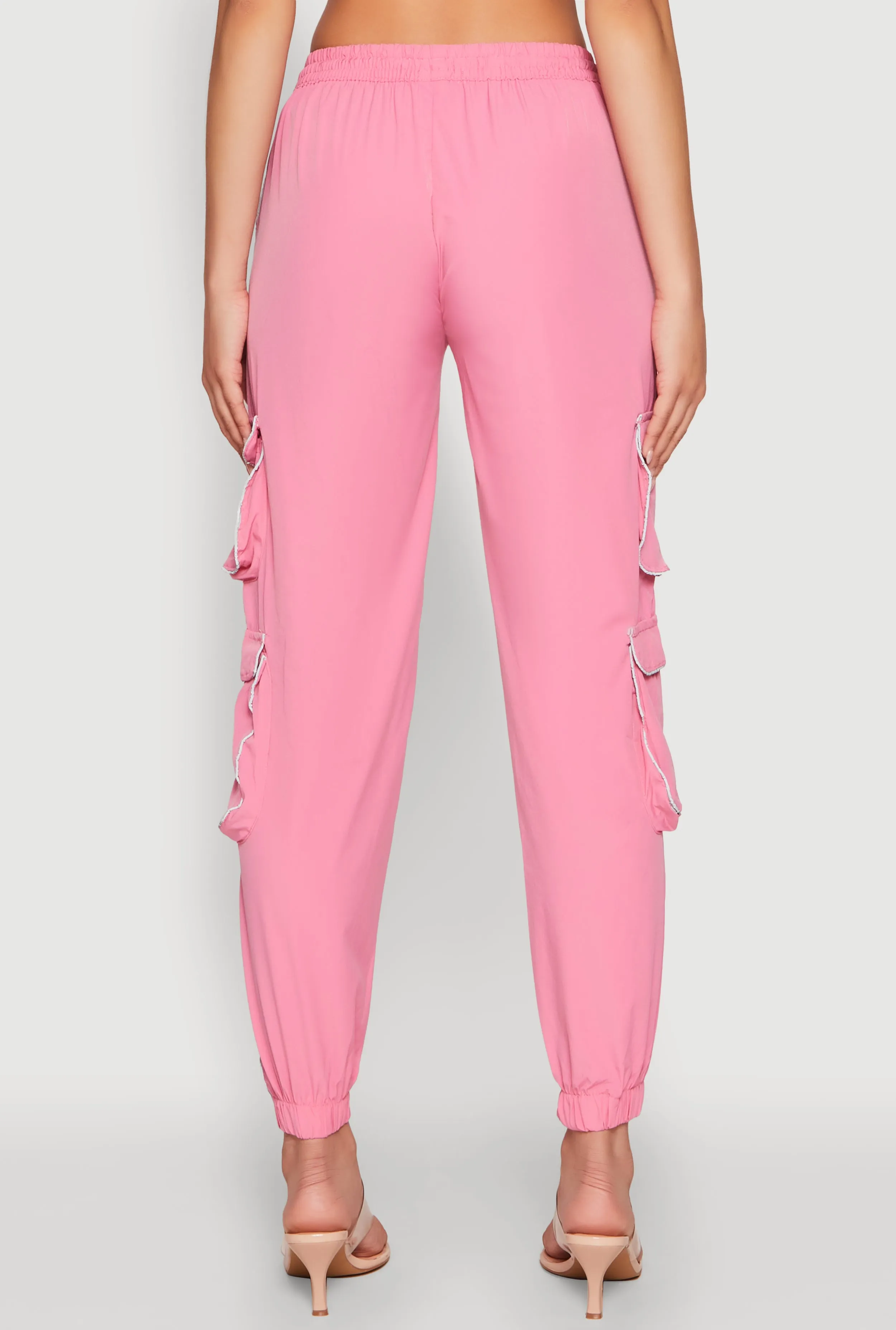 Reflective Trim Cargo Pocket Joggers sold by Rainbow product image thumbnail 5