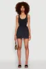 Acid Wash Corset Skater Dress sold by Rainbow