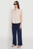Ruched Sleeve Button Front Shirt sold by Rainbow