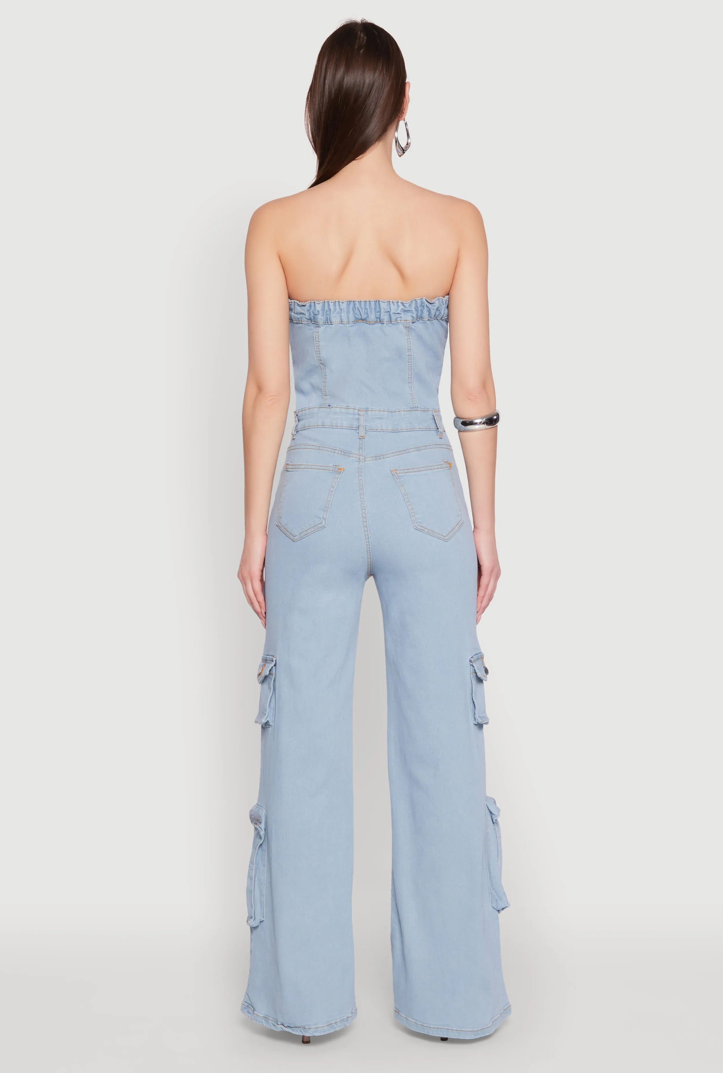 Daisy Wide Leg Cargo Pocket Jumpsuit sold by Rainbow product image thumbnail 5