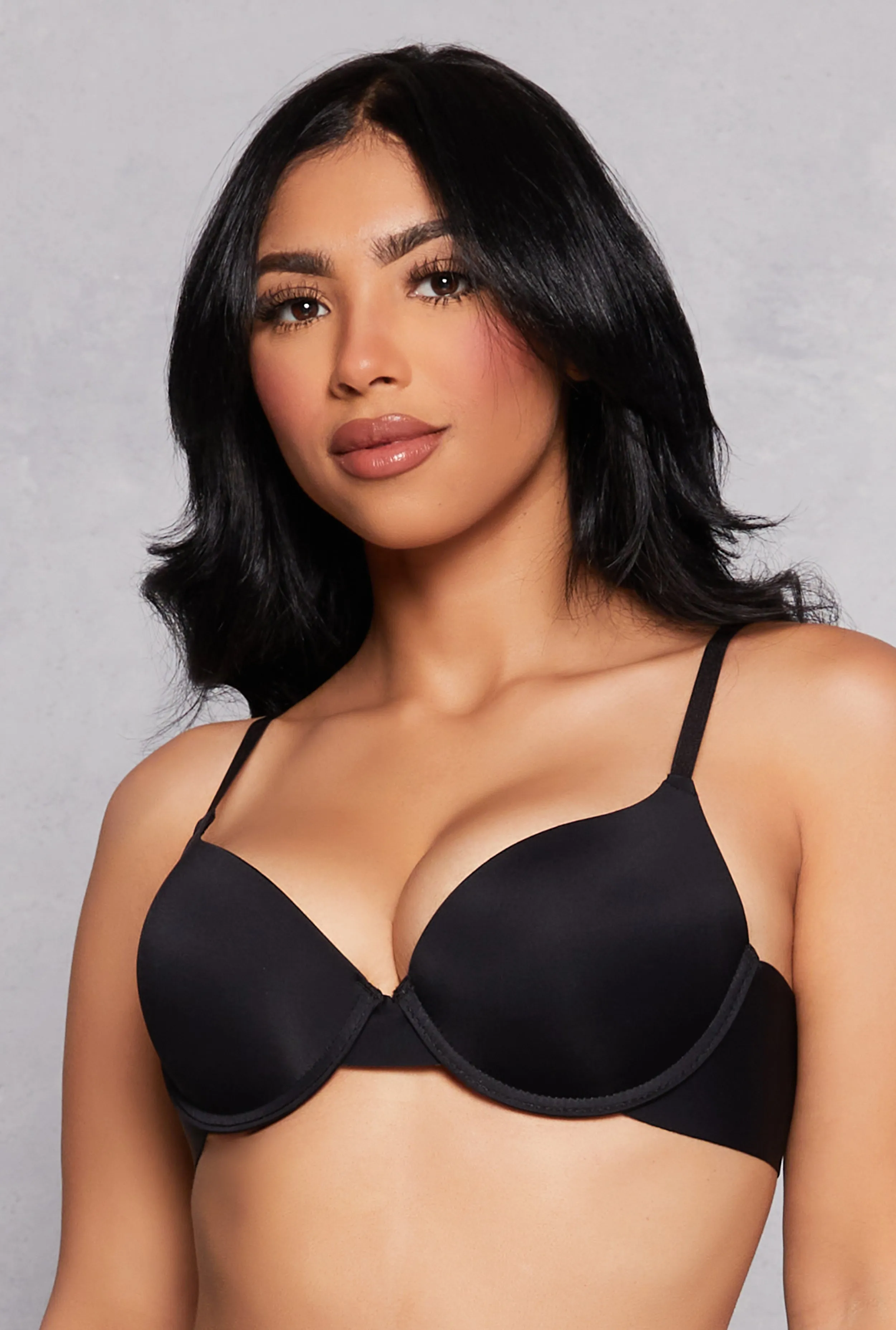 Basic Plunge Bra sold by Rainbow