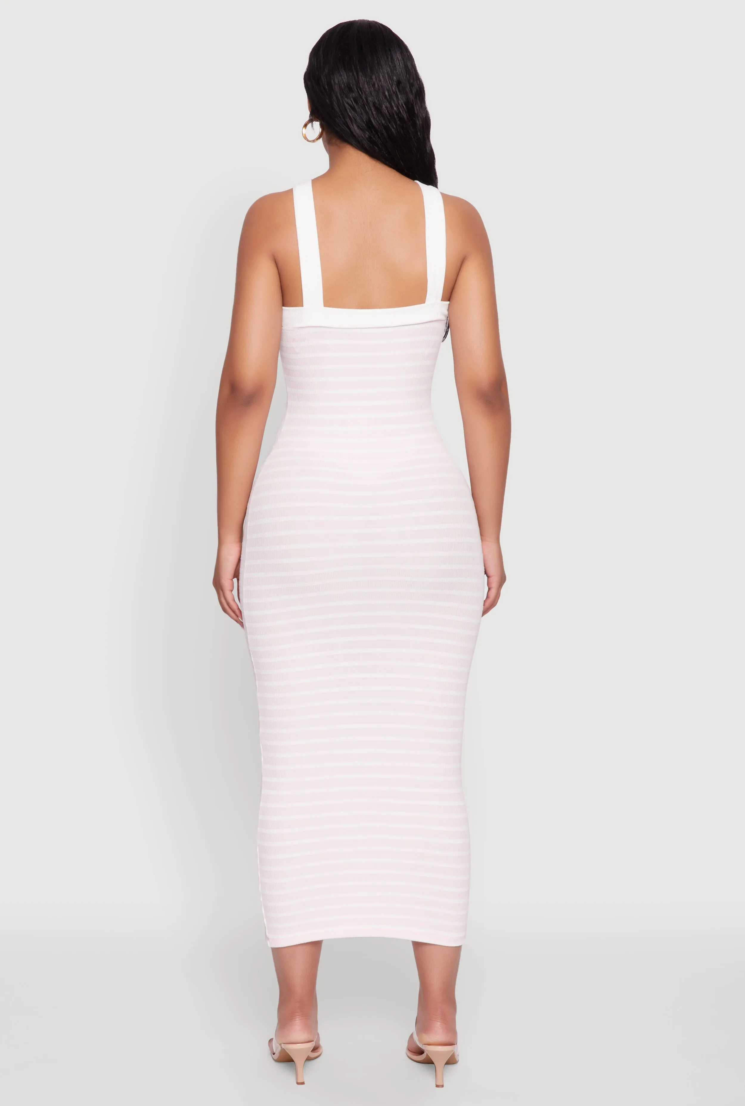 Iris Striped Halter Midi Dress sold by Rainbow product image thumbnail 5