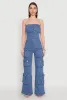 Daisy Wide Leg Cargo Pocket Jumpsuit sold by Rainbow