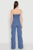 Daisy Wide Leg Cargo Pocket Jumpsuit sold by Rainbow