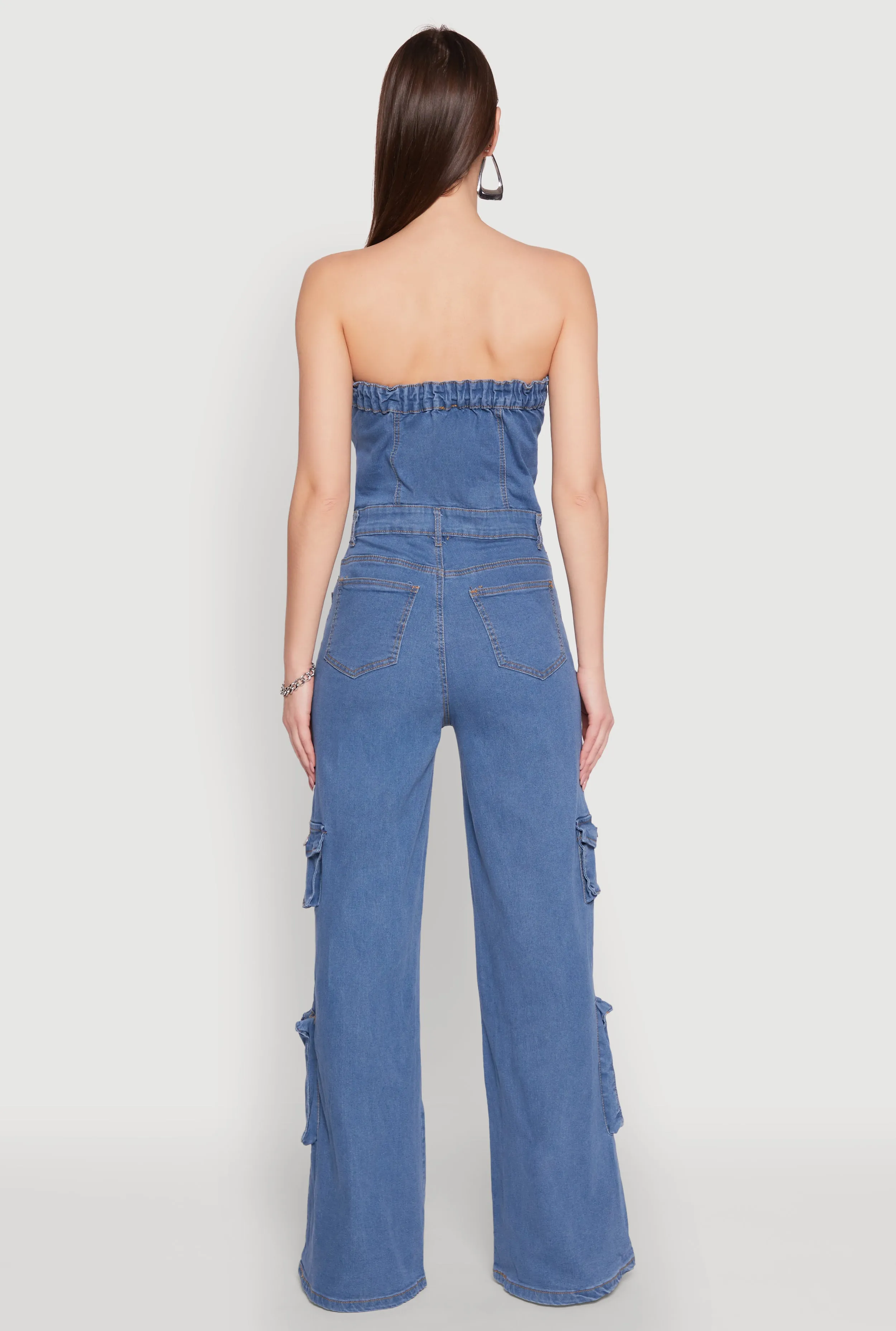 Daisy Wide Leg Cargo Pocket Jumpsuit sold by Rainbow product image thumbnail 5