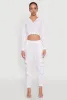 Reflective Trim Cropped Windbreaker sold by Rainbow