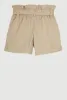 Girls Paper Bag Waist Cargo Shorts sold by Rainbow