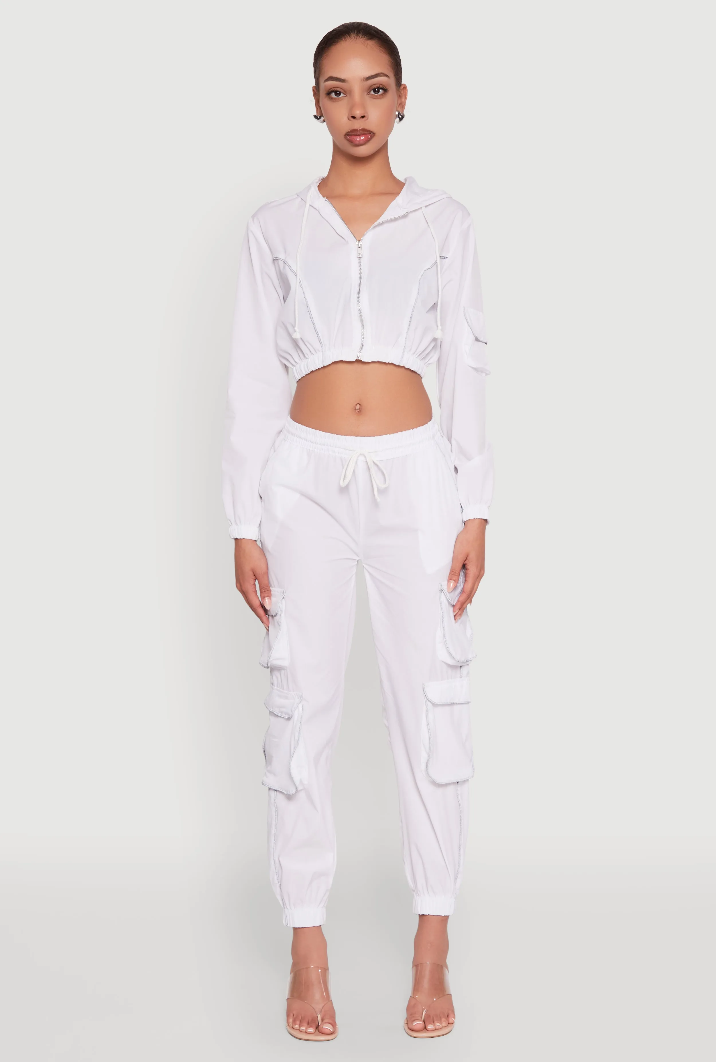 Reflective Trim Cargo Pocket Joggers sold by Rainbow product image thumbnail 2