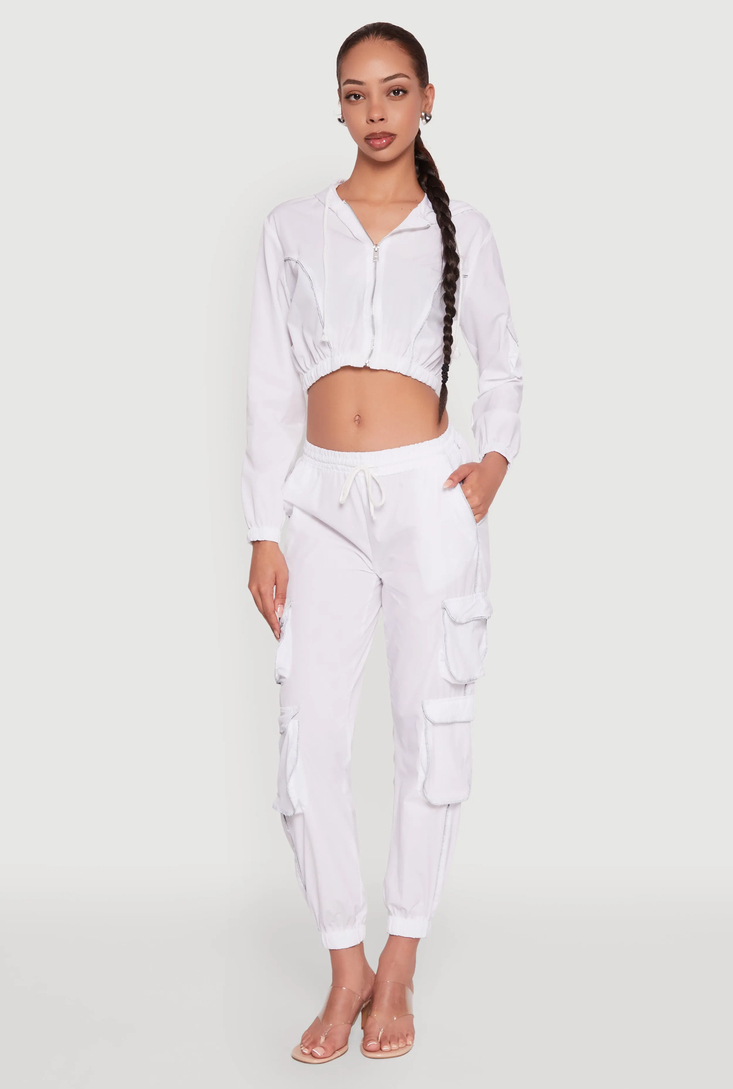 Reflective Trim Cargo Pocket Joggers sold by Rainbow