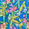 Tropical Floral Print Bustier Skater Dress sold by Rainbow