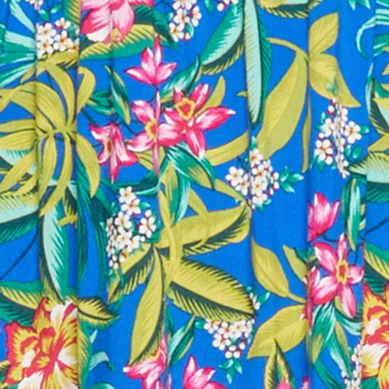 Tropical Floral Print Bustier Skater Dress sold by Rainbow product image thumbnail 4