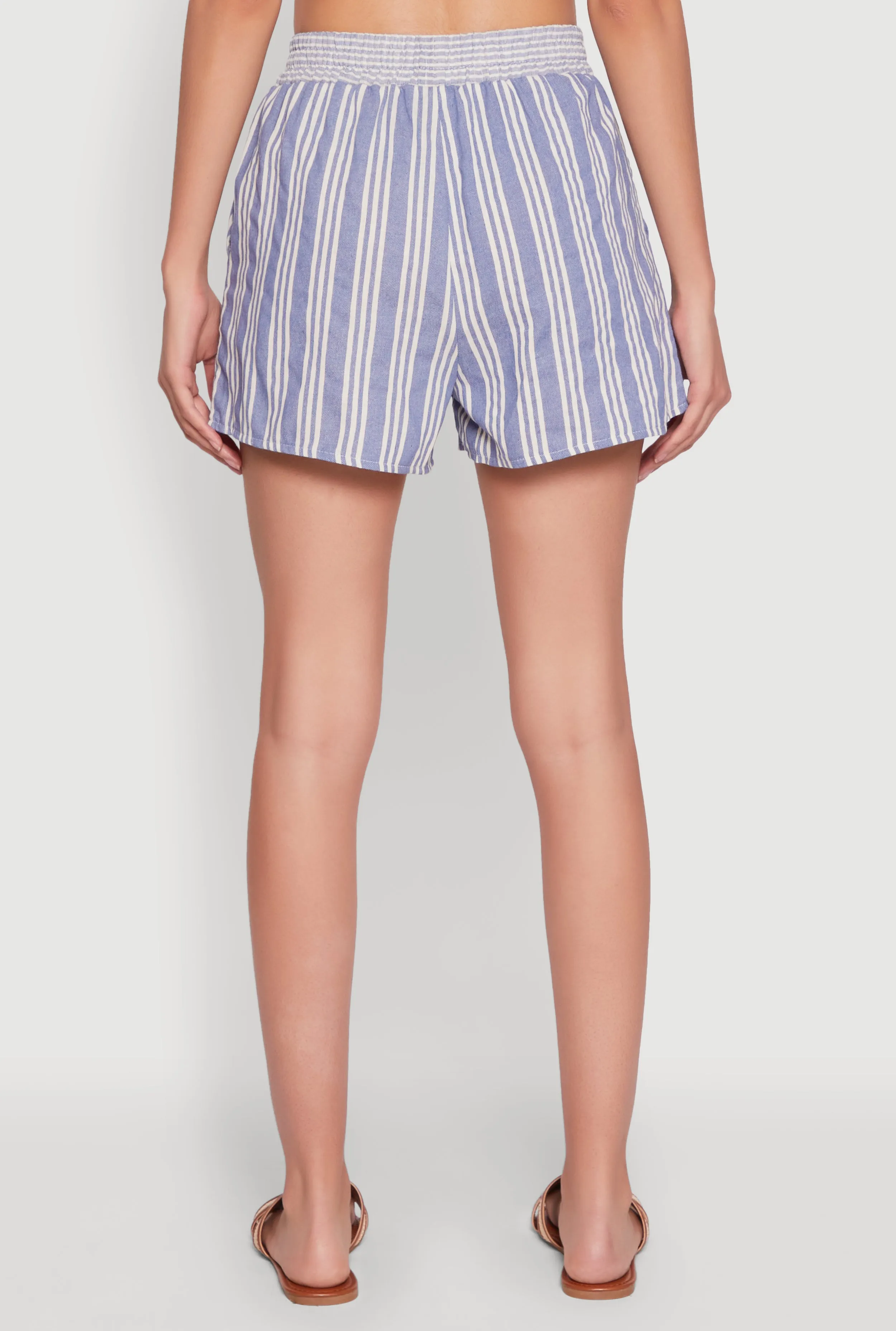High Waisted Striped Shorts sold by Rainbow product image thumbnail 5