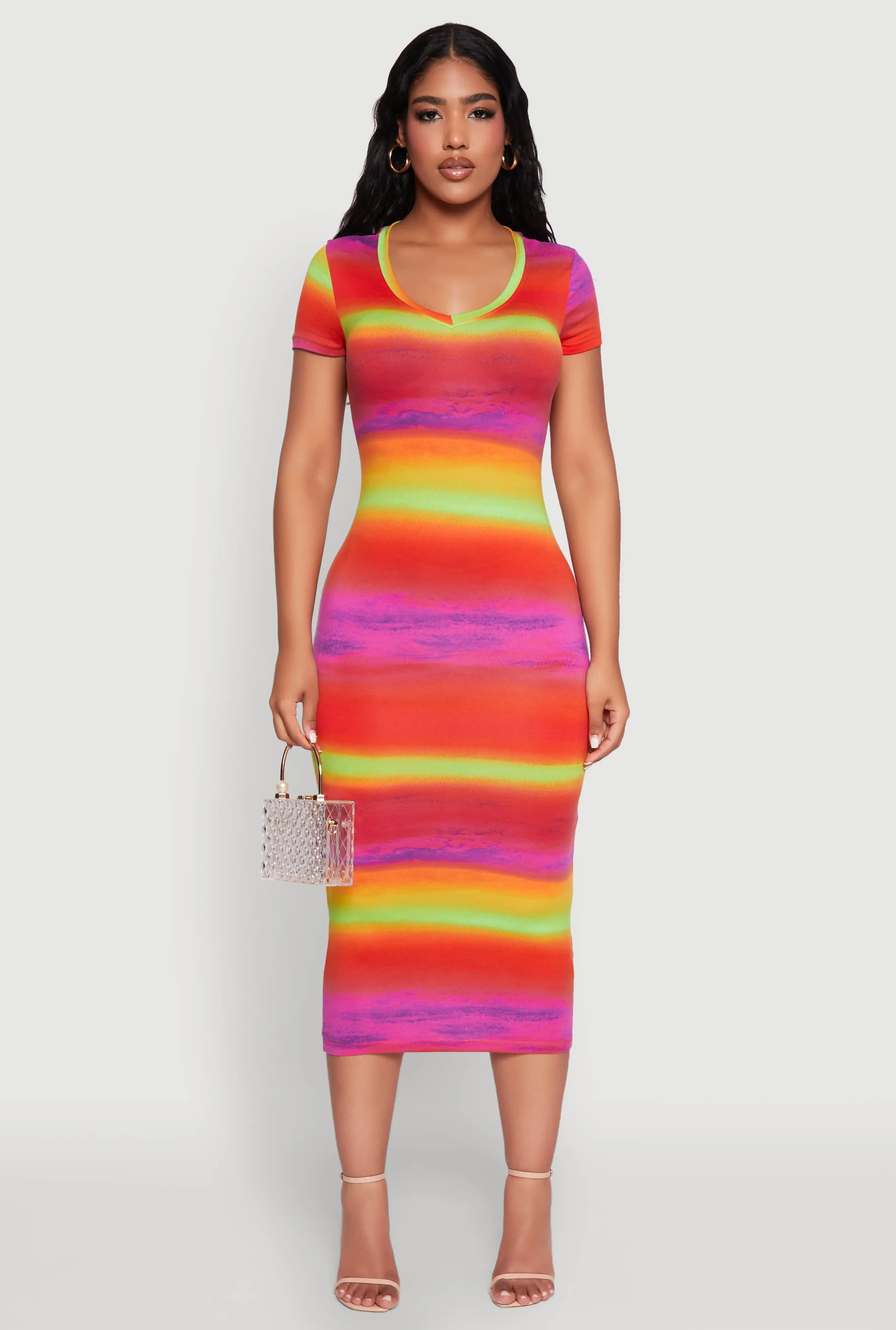 Laser Cut Back T Shirt Dress sold by Rainbow product image thumbnail 2
