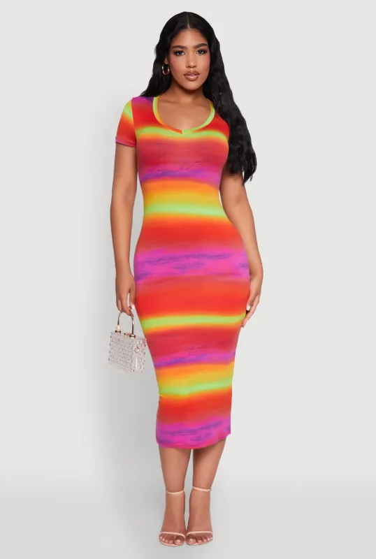 Laser Cut Back T Shirt Dress sold by Rainbow