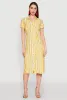 Striped Short Sleeve Shirt Dress sold by Rainbow