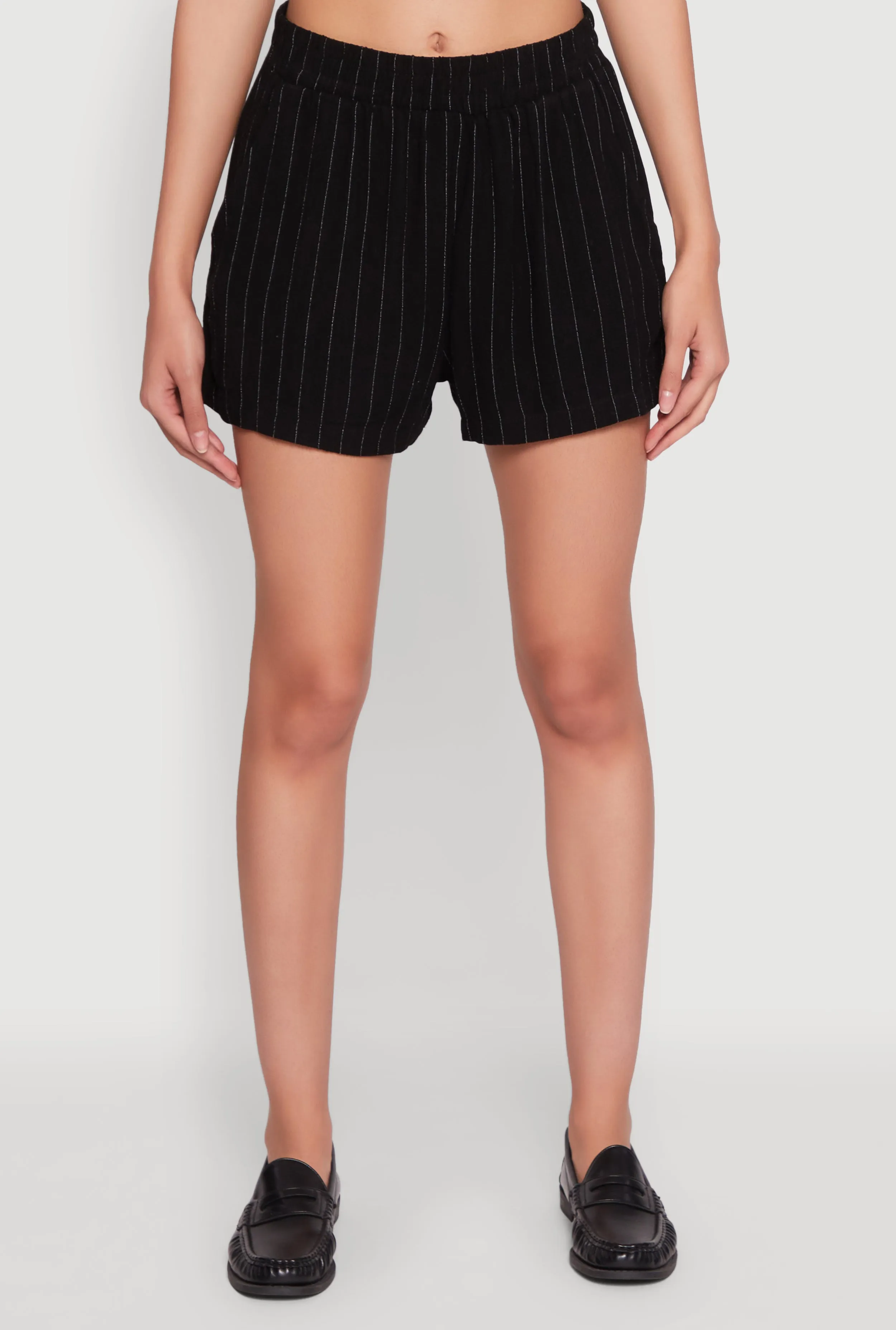 Linen Pinstripe Shorts sold by Rainbow product image thumbnail 3