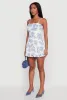 Toile de Jouy Bubble Hem Dress sold by Rainbow