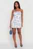 Toile de Jouy Bubble Hem Dress sold by Rainbow