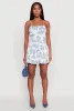 Toile de Jouy Bubble Hem Dress sold by Rainbow