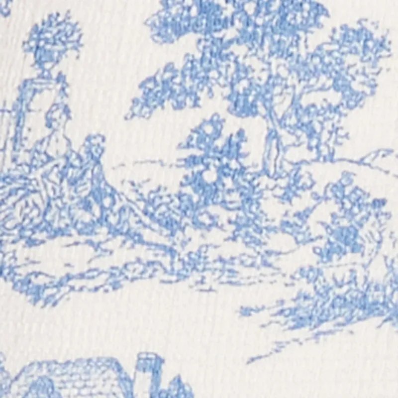 Toile de Jouy Bubble Hem Dress sold by Rainbow product image thumbnail 4