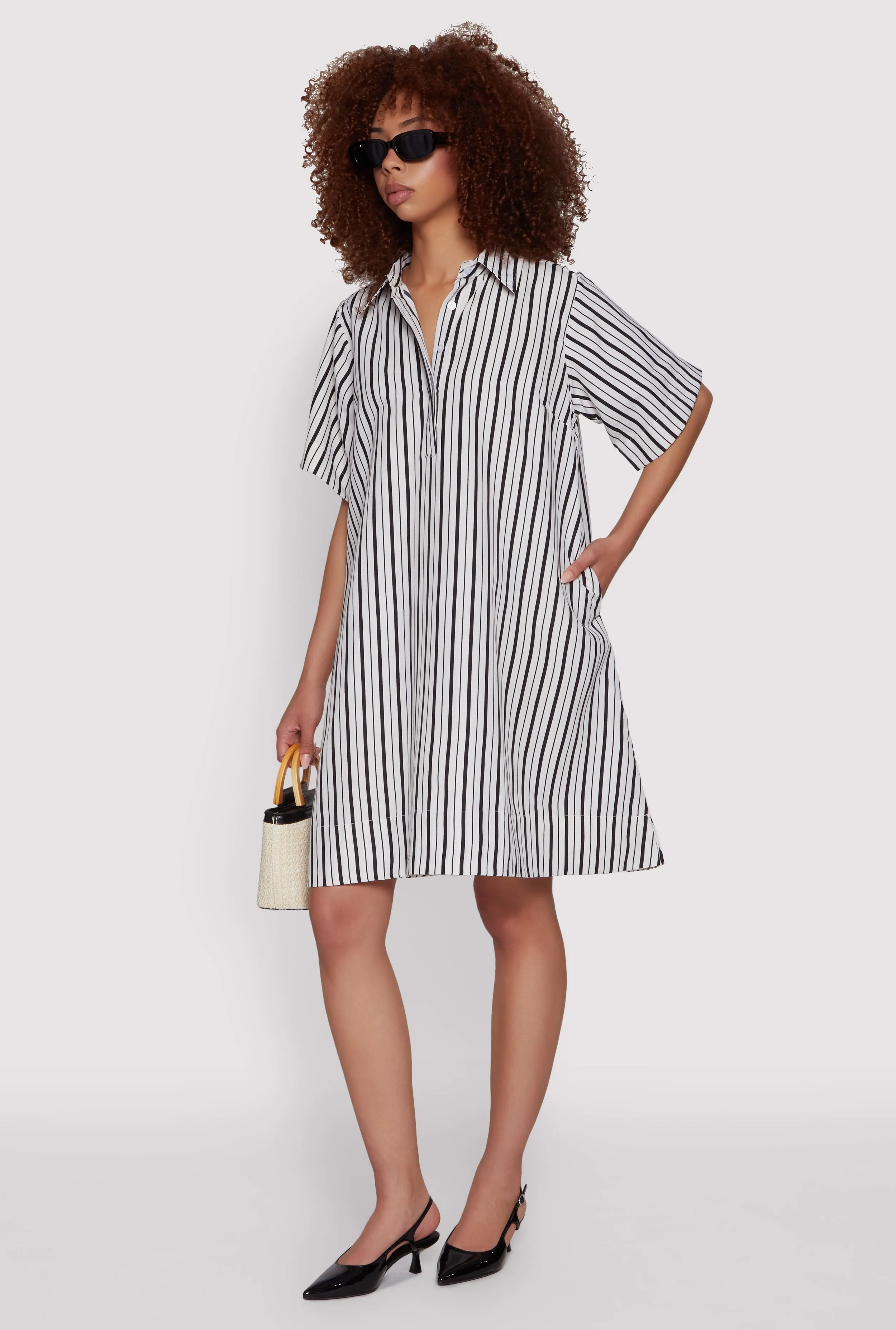 Striped Shift Dress sold by Rainbow product image thumbnail 2