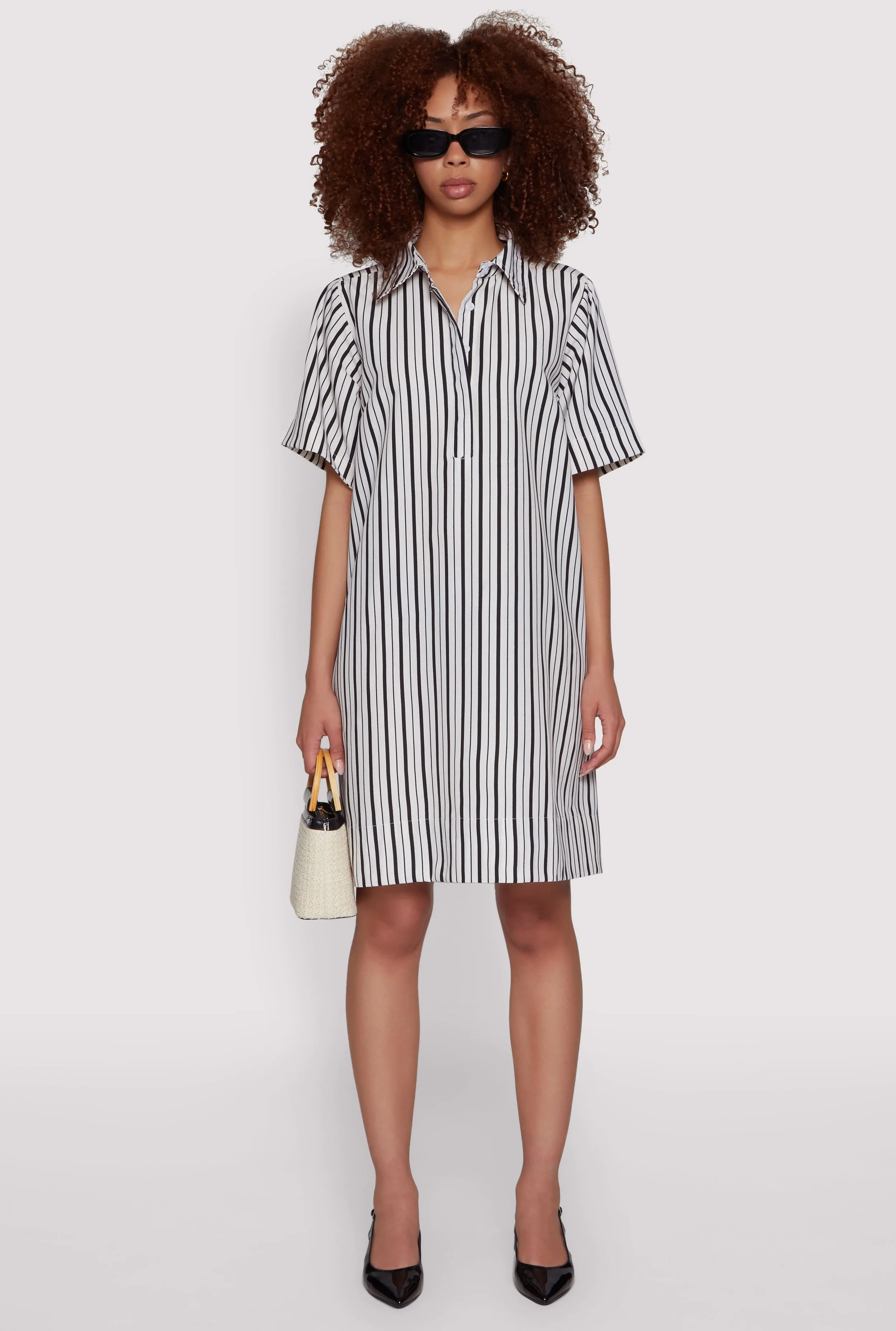 Striped Shift Dress sold by Rainbow