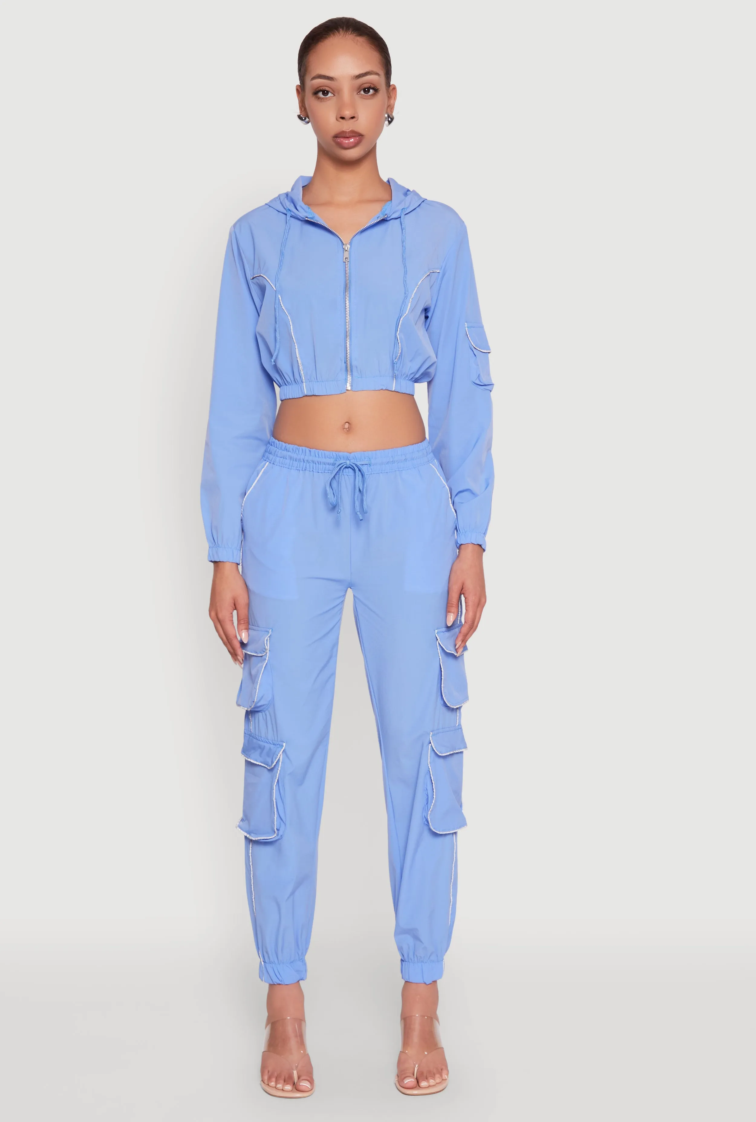 Reflective Trim Cargo Pocket Joggers sold by Rainbow product image thumbnail 2