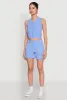 Sleeveless Cargo Pocket Crop Top sold by Rainbow