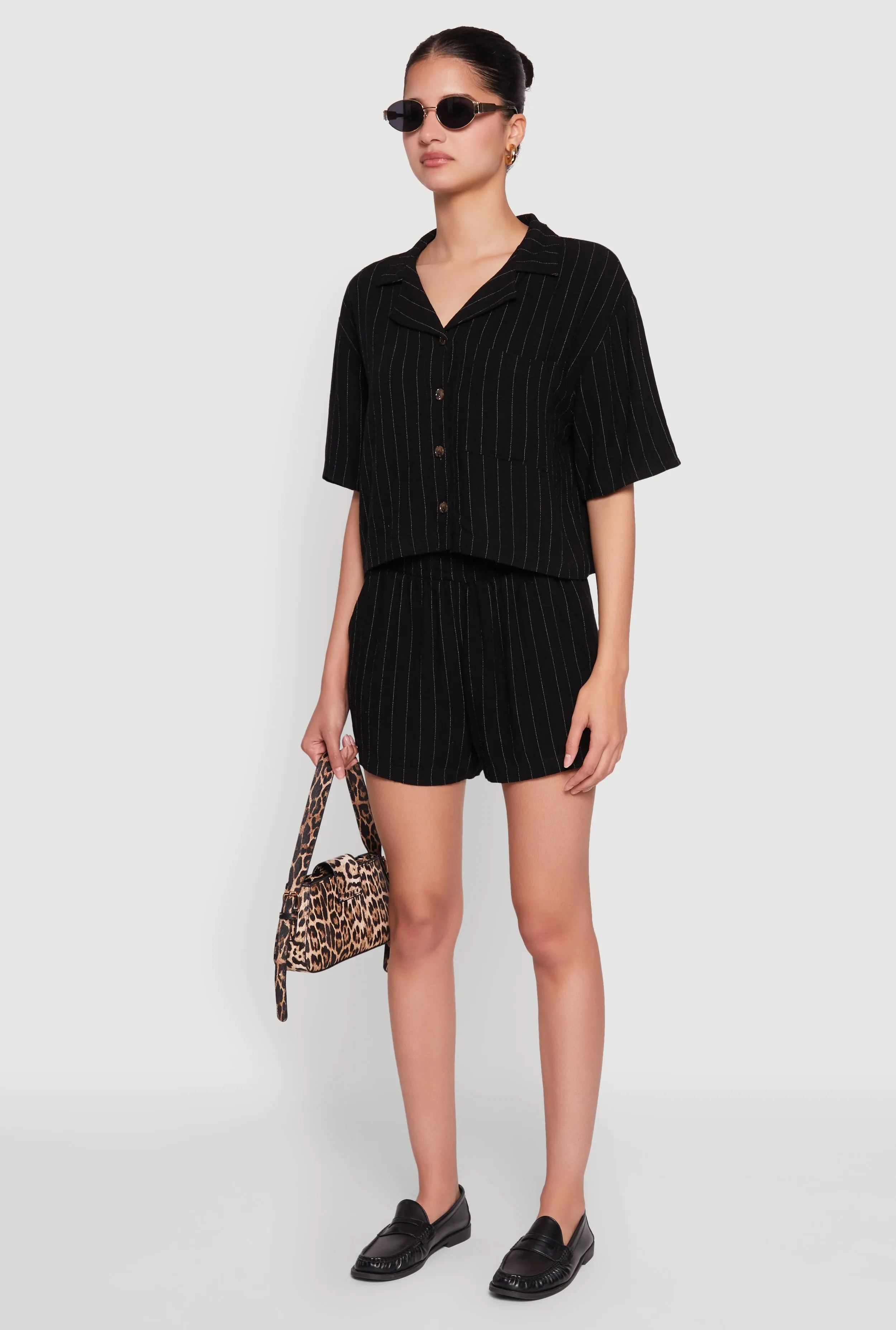 Linen Pinstripe Shirt sold by Rainbow product image thumbnail 5