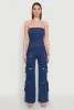 Daisy Wide Leg Cargo Pocket Jumpsuit sold by Rainbow