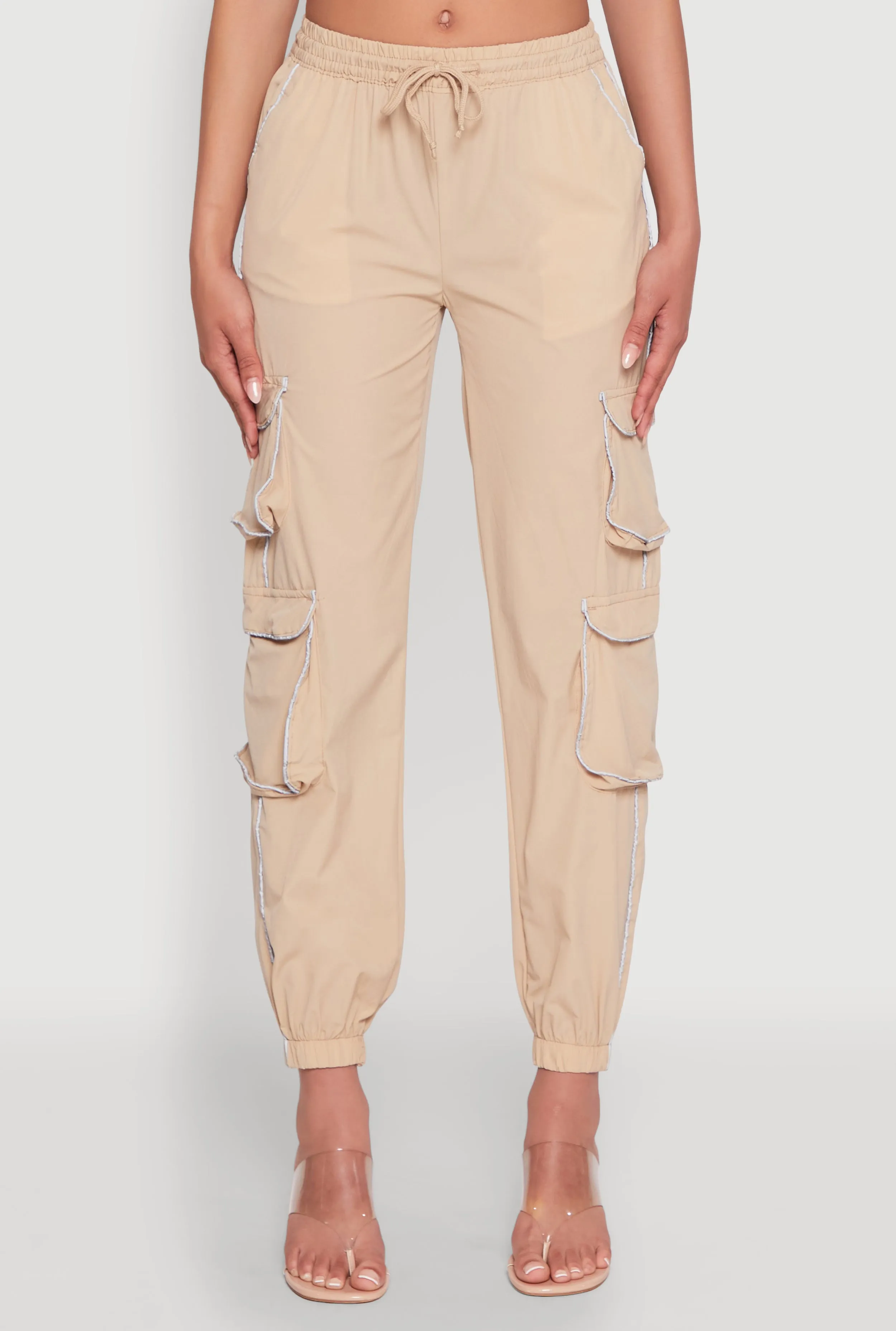 Reflective Trim Cargo Pocket Joggers sold by Rainbow product image thumbnail 3