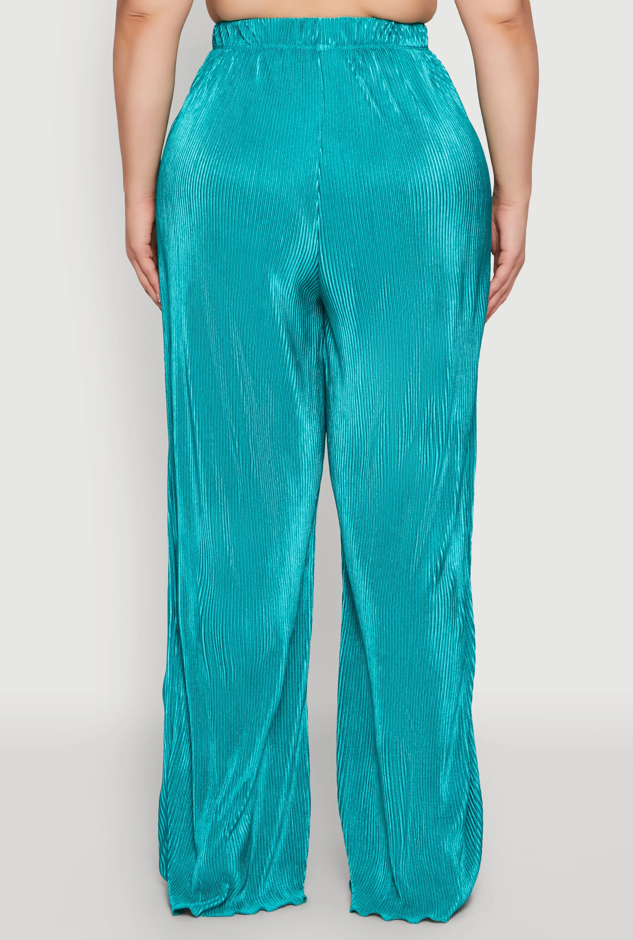 Plus Size Plisse Palazzo Pants sold by Rainbow product image thumbnail 5