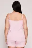 Plus Size Lace Trim Pajama Cami and Shorts sold by Rainbow